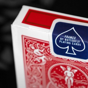 Butterfly x Bicycle Marked Rider Back Playing Cards - First Edition with Blue Seal