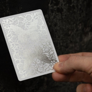 Butterfly Workers Edition V1 Playing Cards - Silver