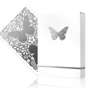 Butterfly Workers Edition V1 Playing Cards - Silver