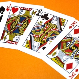 Butterfly Workers Edition V1 Playing Cards - Orange