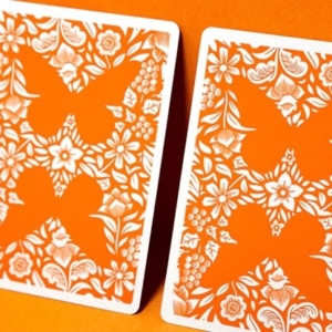 Butterfly Workers Edition V1 Playing Cards - Orange
