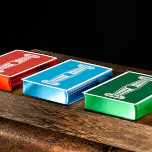 Jerry&rsquo;s Nugget Monotone Edition &lsquo;Atomic Red&rsquo; Hot-Foil Playing Cards