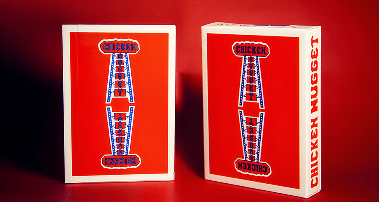 Featured image for “Chicken Nugget Playing Cards – Red”