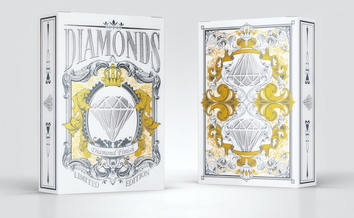 Featured image for “DIAMONDS Playing Cards – White Edition”