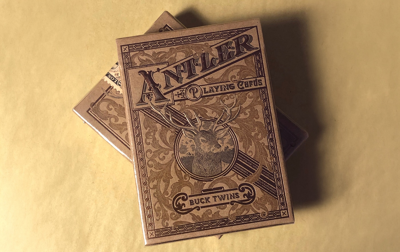Featured image for “Antler Playing Cards Tobacco Brown”