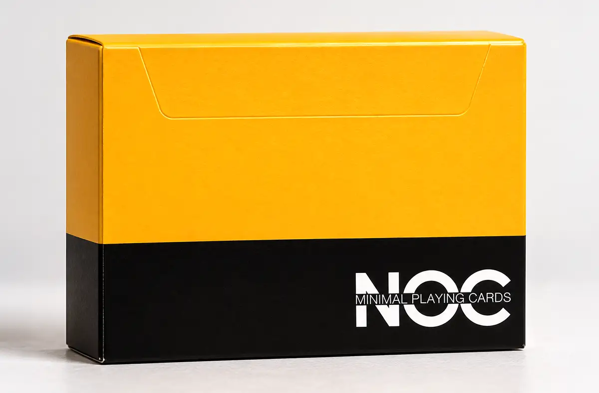 NOC V3 Minimal Playing Cards (Yellow)