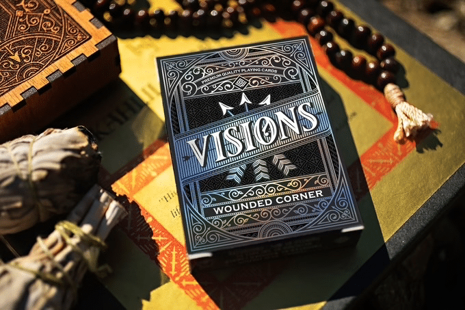 Visions Playing Cards - Silver Coil FOIL