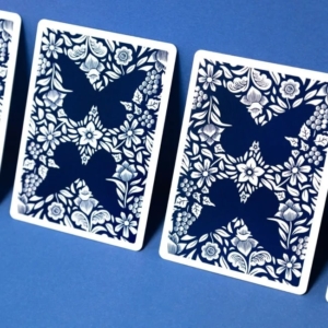 Butterfly Workers Edition V1 Playing Cards - Blue