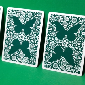 Butterfly Workers Edition V1 Playing Cards - Green (Signed)