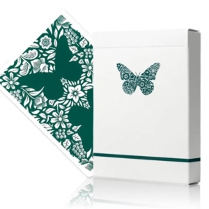 Butterfly Workers Edition V1 Playing Cards - Green (Signed)
