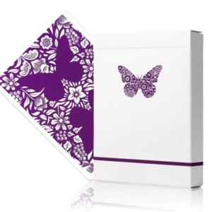 Butterfly Workers Edition V1 Playing Cards - Purple