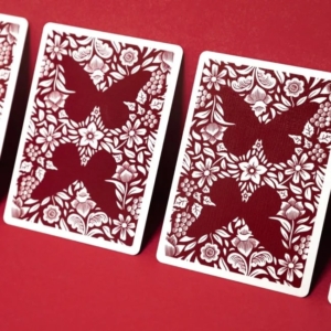 Butterfly Workers Edition V1 Playing Cards - Red