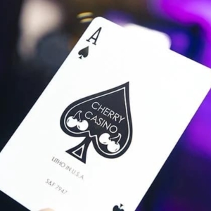 Cherry Casino House Deck (McCarran Silver) Playing Cards