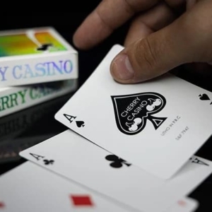 Cherry Casino Sands Mirage (Holographic) Playing Cards
