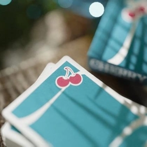 Cherry Casino (Tropicana Teal) Playing Cards