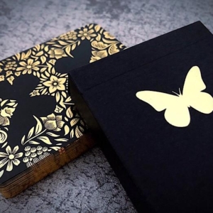 Butterfly Playing Cards - Black and Gold Limited Edition