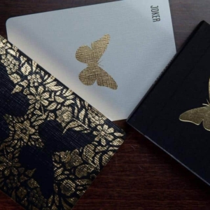 Butterfly Playing Cards - Black and Gold Limited Edition