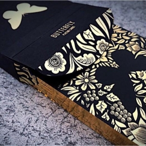 Butterfly Playing Cards - Black and Gold Limited Edition