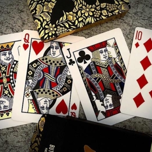 Butterfly Playing Cards - Black and Gold Limited Edition