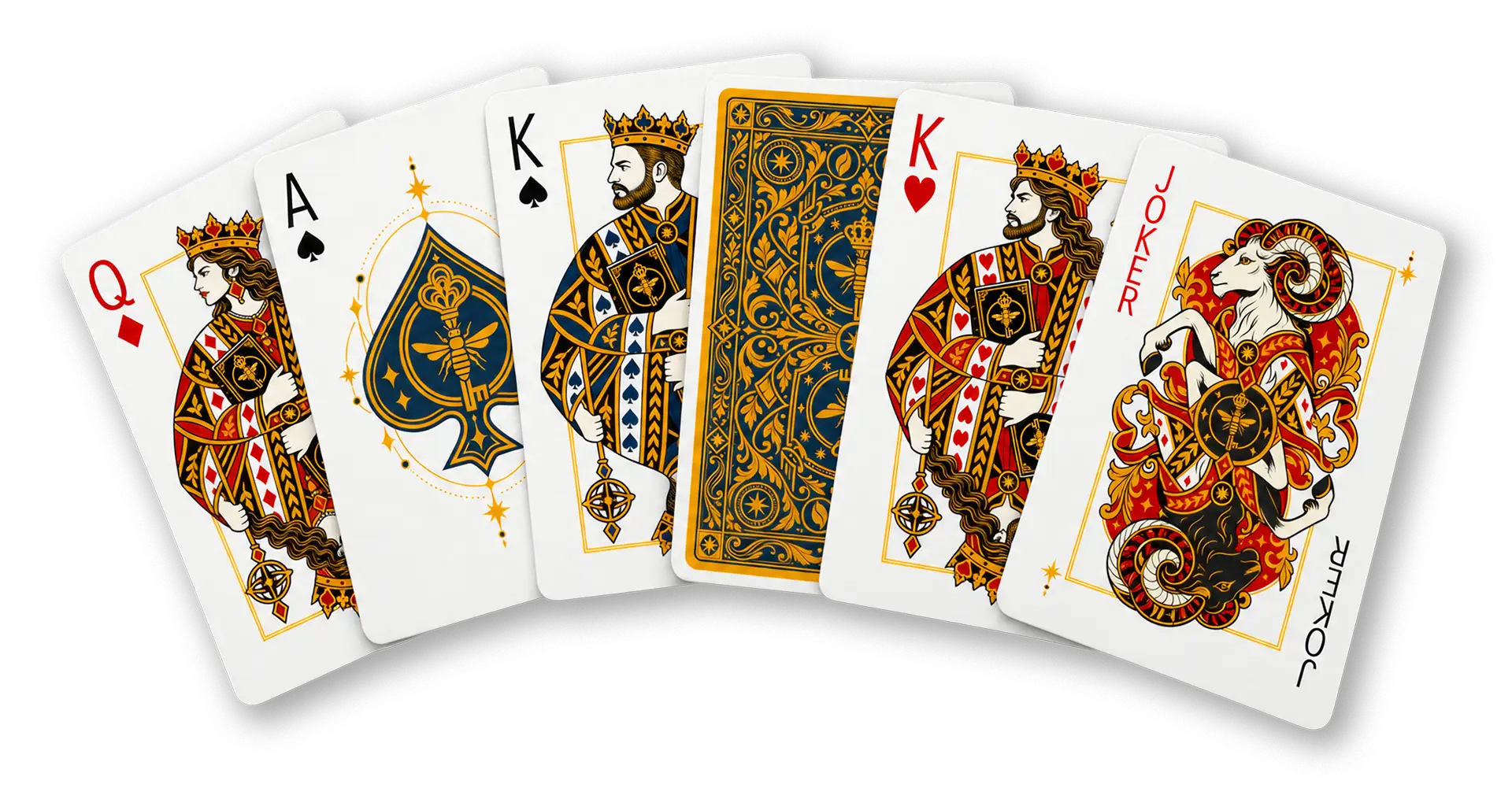 The Key & Bee Playing Card Spread